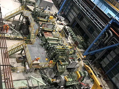Rolling mill production line